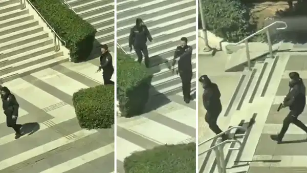 Beşiktaş’ta İsrail Konsolosluğu önünde DAEŞ’li teröristlerle çatışan polislerle “Sen sağ