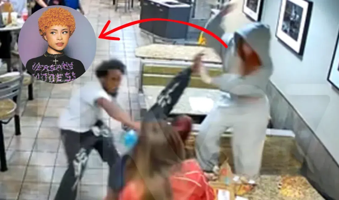 Dünyaca ünlü rapçi Ice Spice, Los Angeles’ta bir hızlı yemek