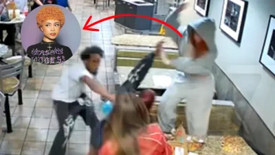 Dünyaca ünlü rapçi Ice Spice, Los Angeles’ta bir hızlı yemek