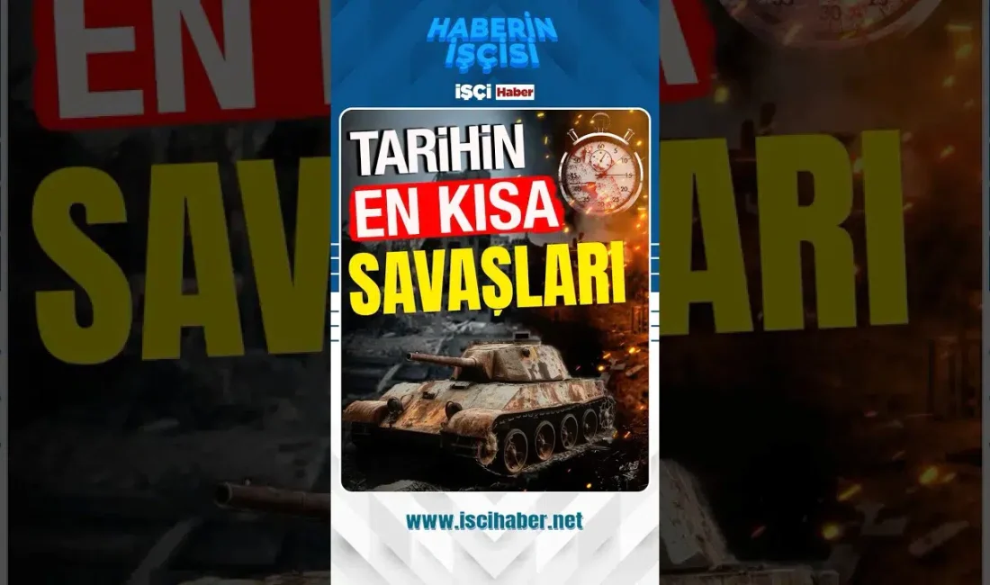 Dünya tarihinde bazı savaşlar aylar veya yıllar değil, sadece dakikalar