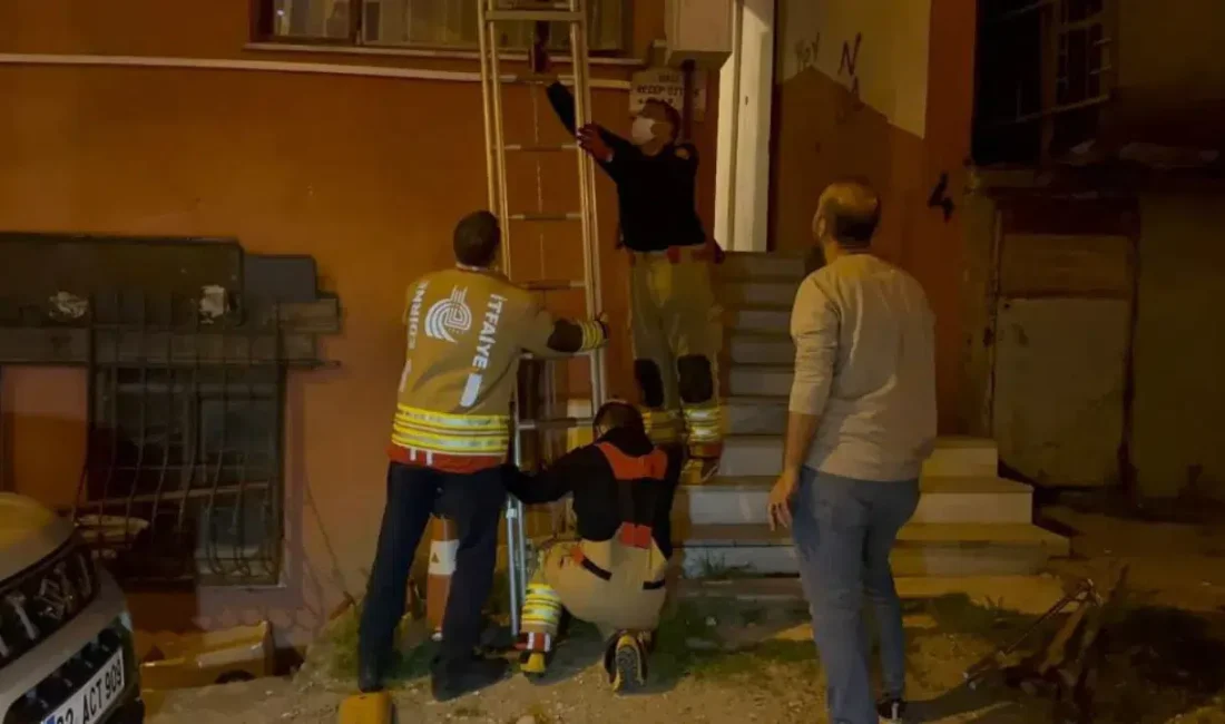 Edirne’de yalnız yaşayan 67 yaşındaki bir adamın evinden yayılan ağır
