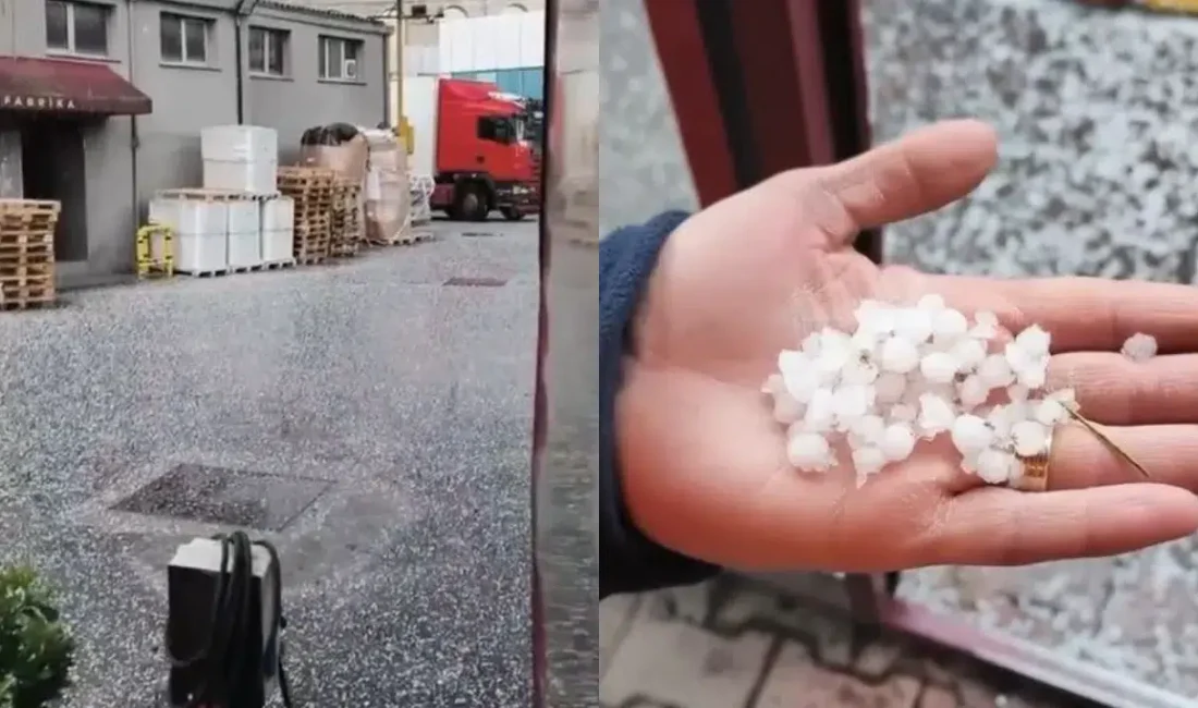 İstanbul’un bazı ilçelerinde aniden bastıran ve kısa sürede etkisini artıran