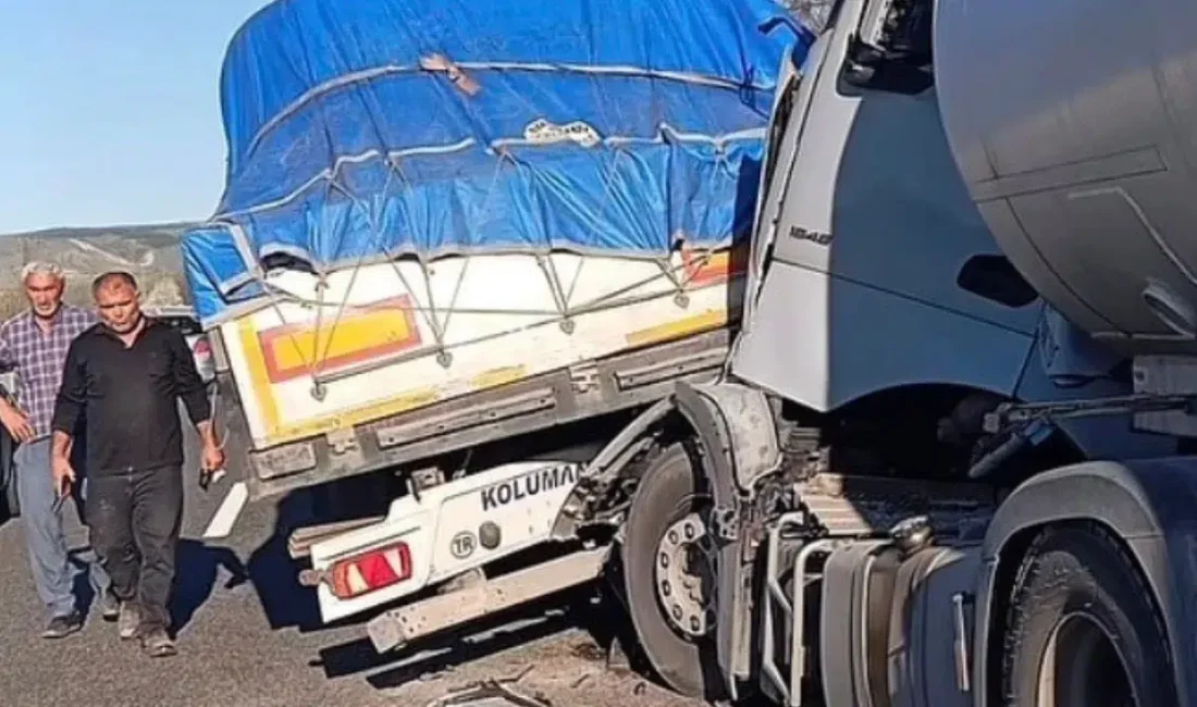 Bilecik’in Bozüyük ilçesinde sabah saatlerinde meydana gelen ve iki tırın