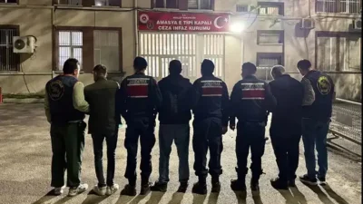 Amasya’da bir Telekom firmasına ait 1500 metre uzunluğundaki haberleşme kablosu