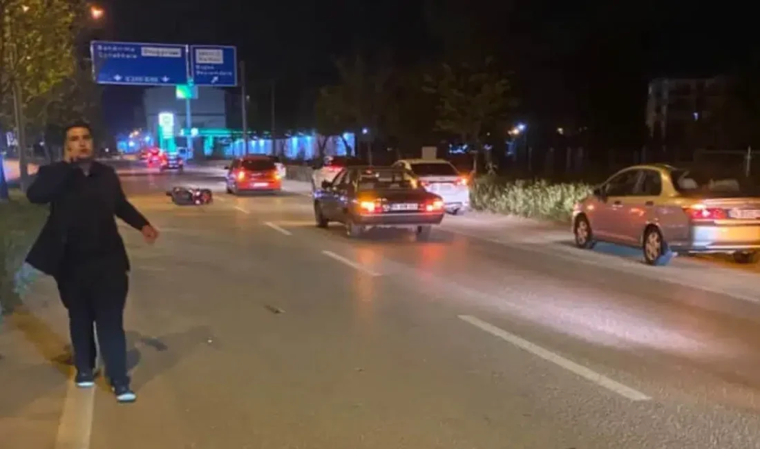 Bursa’nın Karacabey ilçesinde kontrolden çıkan motosikletin devrilmesi sonucu yaşanan feci