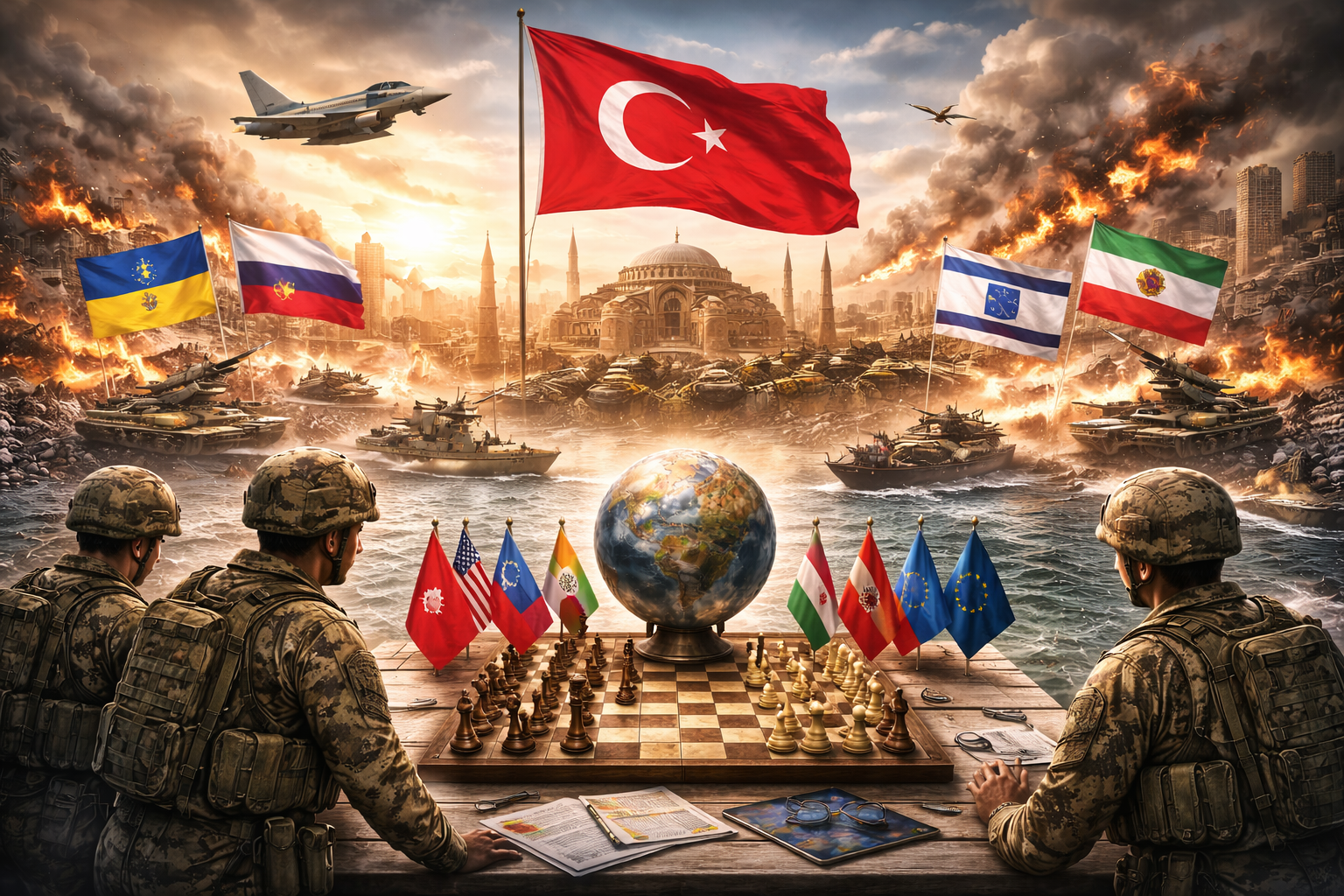 Türkiye, sınırlarında yaşanan savaşlara rağmen stratejik denge yaklaşımı ile dikkat