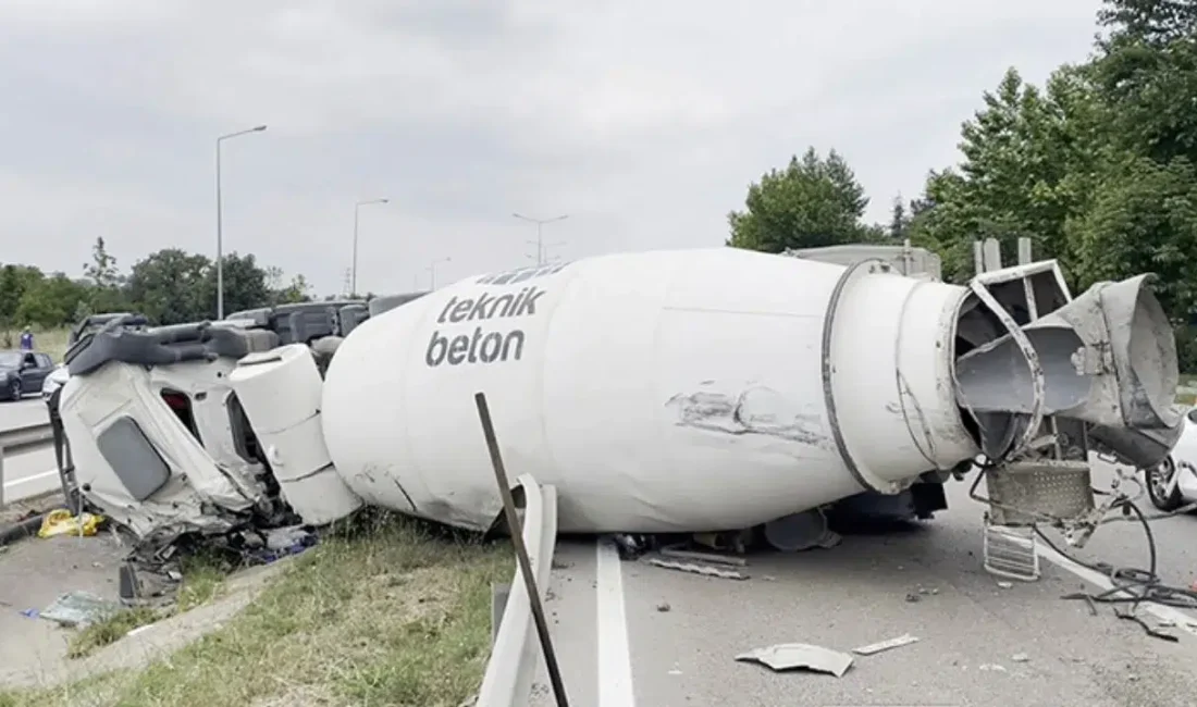 Ankara’nın Çubuk ilçesinde korku dolu anların yaşandığı zincirleme trafik kazasında