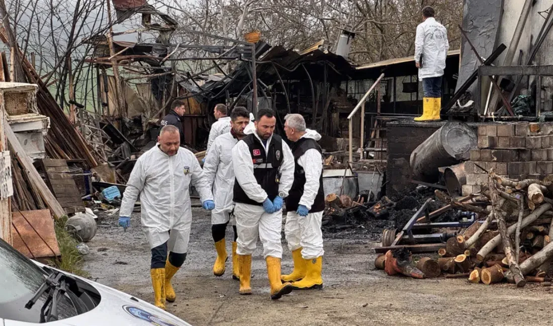 Samsun’un İlkadım ilçesinde bir muz deposunda henüz belirlenemeyen bir sebeple