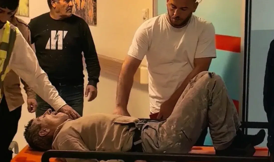 Bursa’nın İnegöl ilçesinde devam eden bir fabrika inşaatında meydana gelen