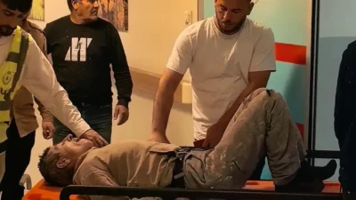 Bursa’nın İnegöl ilçesinde devam eden bir fabrika inşaatında meydana gelen