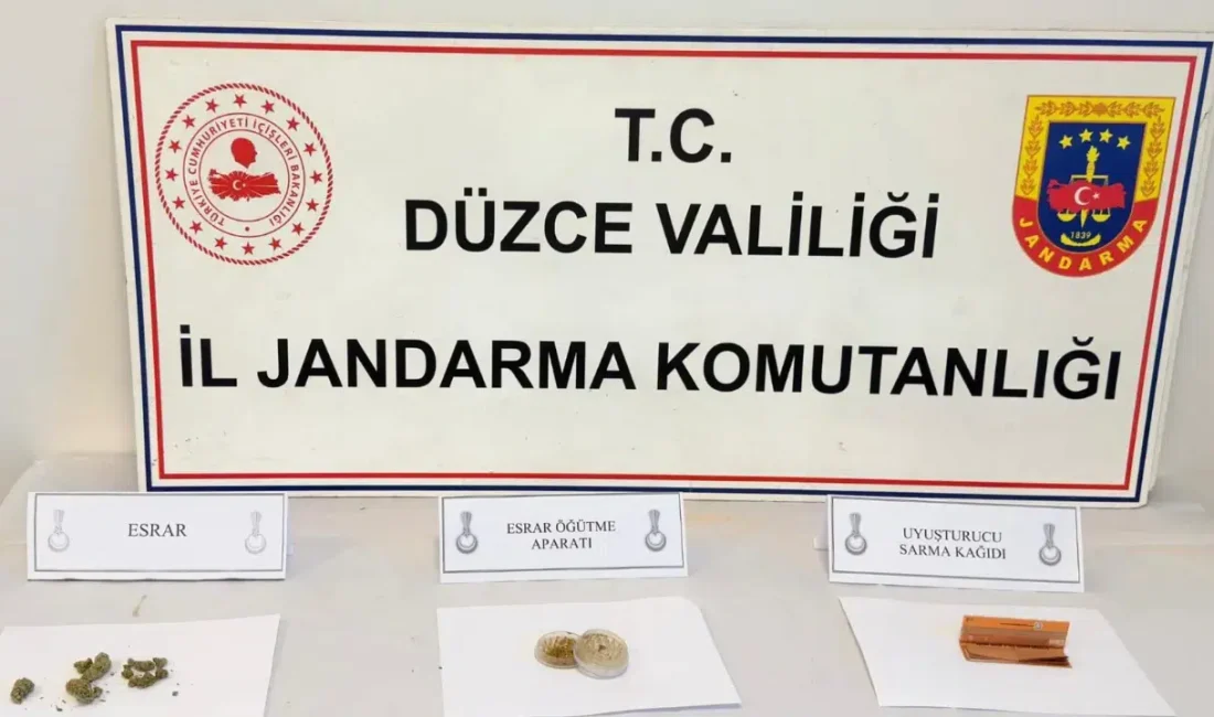 Düzce İl Jandarma Komutanlığı ekipleri tarafından şehir genelinde yürütülen geniş