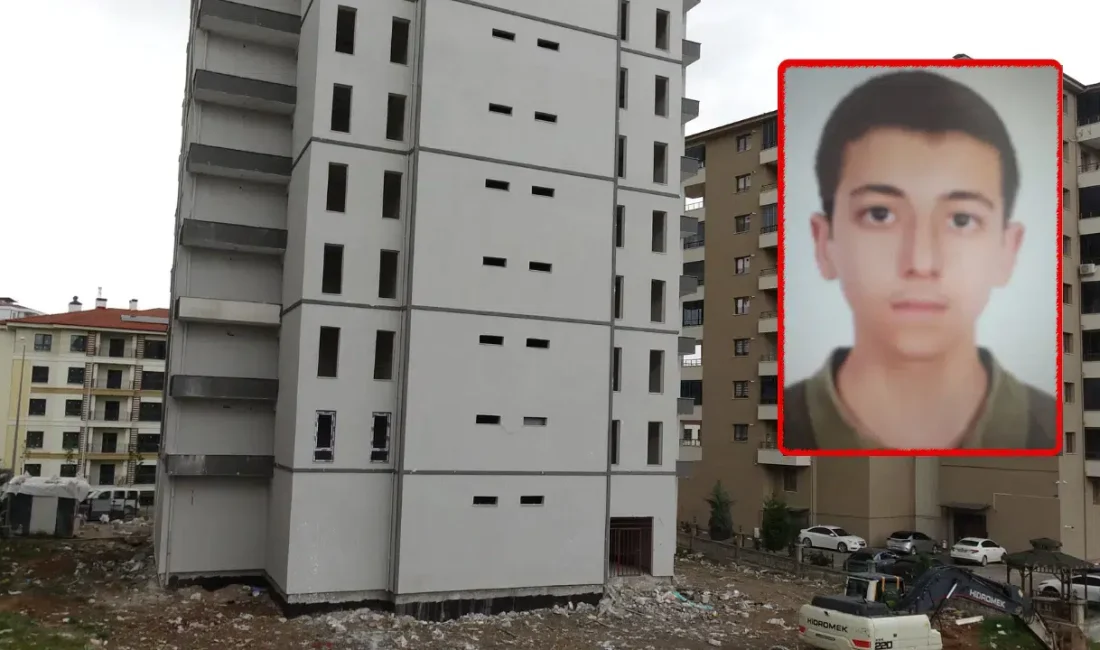 Malatya’nın Yeşilyurt ilçesinde staj gördüğü inşaatın yaklaşık 25 metre yüksekliğinden