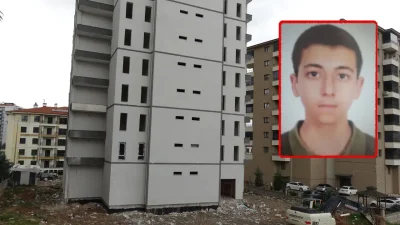 Malatya’nın Yeşilyurt ilçesinde staj gördüğü inşaatın yaklaşık 25 metre yüksekliğinden