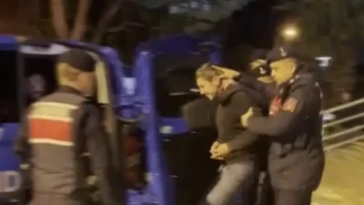 İzmir’in Bayındır ilçesinde aranan bir şahsın yakalanması için düzenlenen operasyon