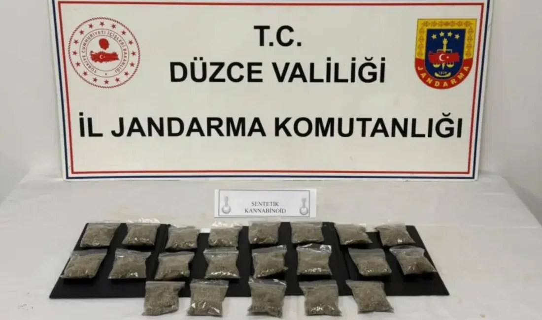 Düzce’de jandarma ekiplerinin gerçekleştirdiği titiz çalışma sonucunda, il dışından temin