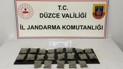 Düzce’de jandarma ekiplerinin gerçekleştirdiği titiz çalışma sonucunda, il dışından temin