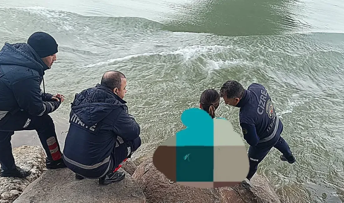 Şırnak’ın Cizre ilçesinde Dicle Nehri kıyısına gelen bir genç kızın