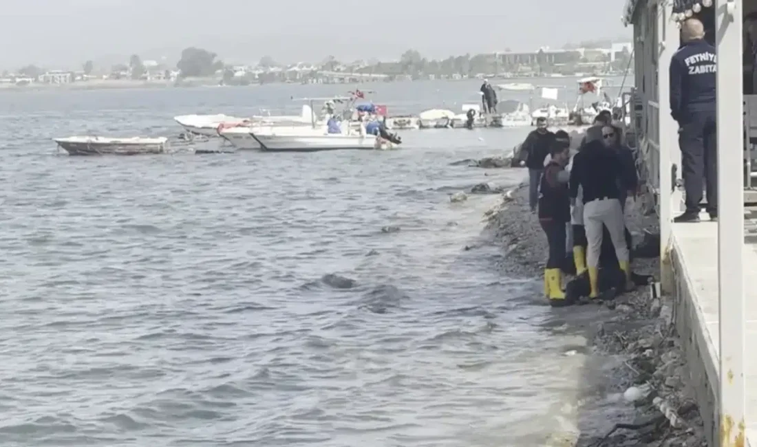 Muğla’nın Fethiye ilçesinde sabah saatlerinde yürüyüşe çıkan vatandaşlar sahil bandında