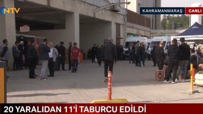 Kahramanmaraş’ta meydana gelen sarsıcı okul saldırısının ardından hastaneye kaldırılan yaralıların