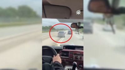 Adana’da trafiği birbirine katan ve makas atarak ilerleyen sürücünün sonu