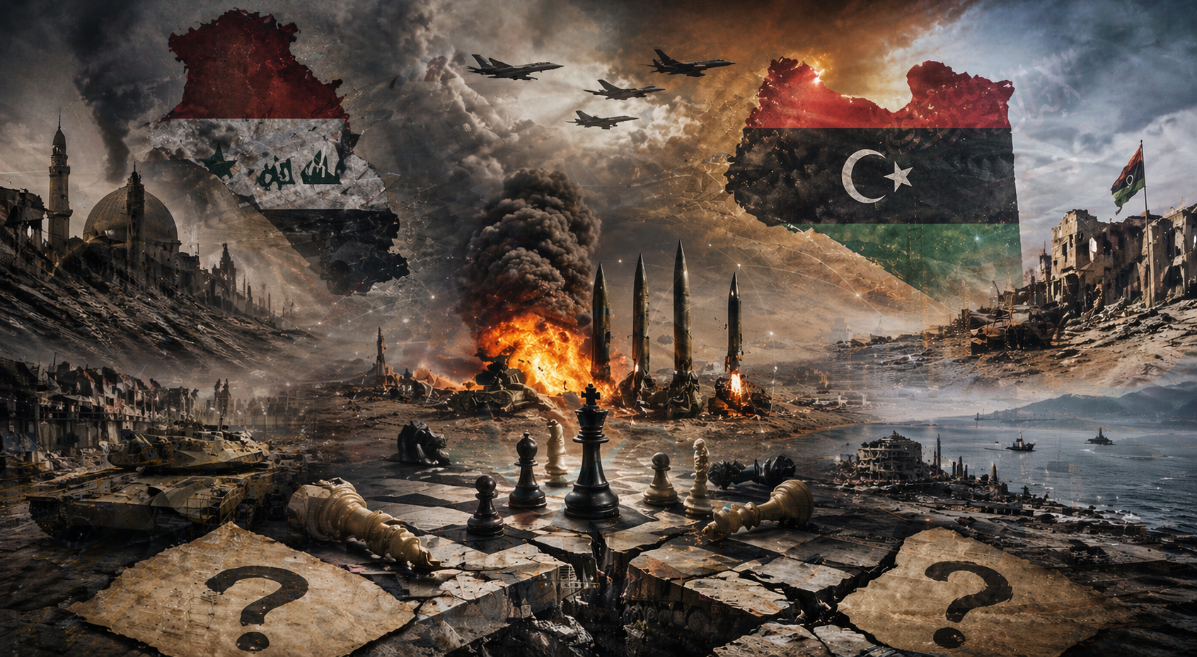 Irak ve Libya örnekleri, Trump'ın çelişkili açıklamaları ve sonuçsuzluk. Trump,