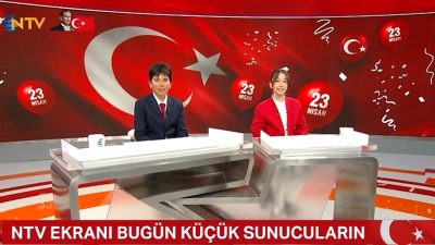 23 Nisan Ulusal Egemenlik ve Çocuk Bayramı kutlamaları kapsamında NTV
