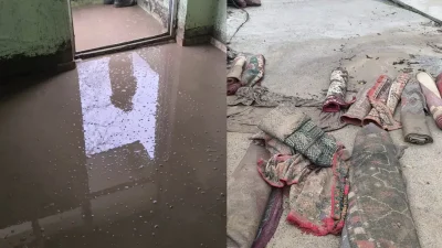 Şırnak genelinde etkisini gösteren şiddetli sağanak yağış, bölgede günlük yaşamı