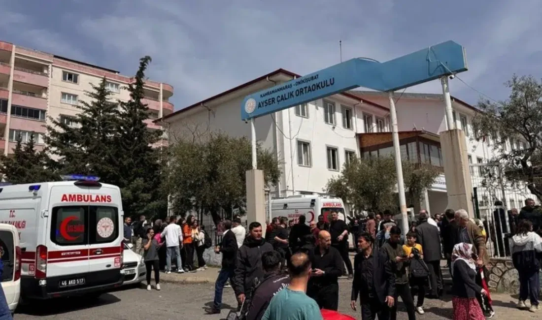Kahramanmaraş’ta infial yaratan acı olayın ardından Ayser Çalık Ortaokulu’ndaki eğitim