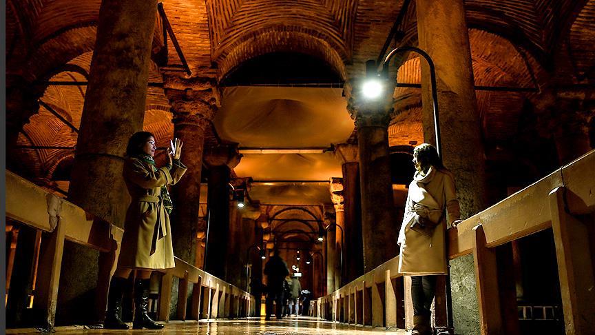 İstanbul’un en görkemli yapılarından biri olan Yerebatan Sarnıcı için alınan