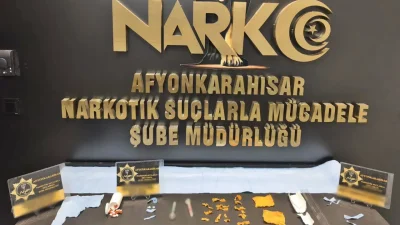 Afyonkarahisar Emniyet Müdürlüğü ekiplerinin şehir genelinde uyuşturucu ile mücadele kapsamında