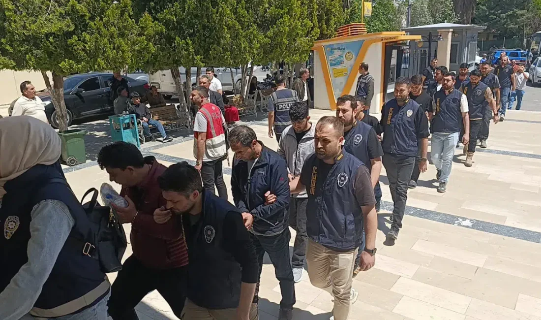 Şanlıurfa merkezli 11 ilde eş zamanlı gerçekleştirilen dev siber dolandırıcılık