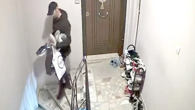 Avcılar’da bir binaya sızan şüpheli, katları tek tek dolaşarak en