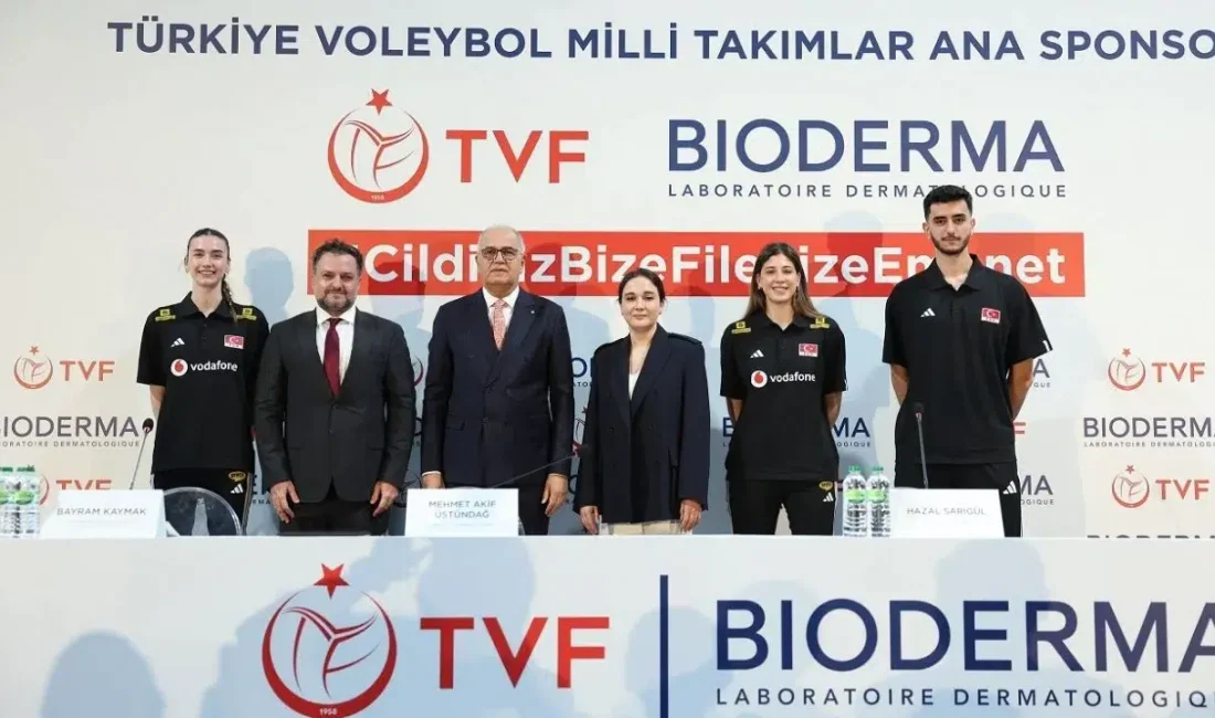 Türkiye Voleybol Federasyonu ile Bioderma arasında imzalanan 3 yıllık ana
