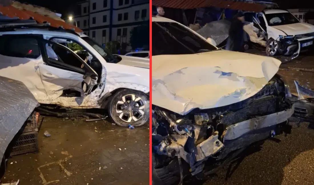 Osmaniye’nin Düziçi ilçesinde iki otomobilin kafa kafaya çarpışması sonucu meydana