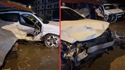 Osmaniye’nin Düziçi ilçesinde iki otomobilin kafa kafaya çarpışması sonucu meydana