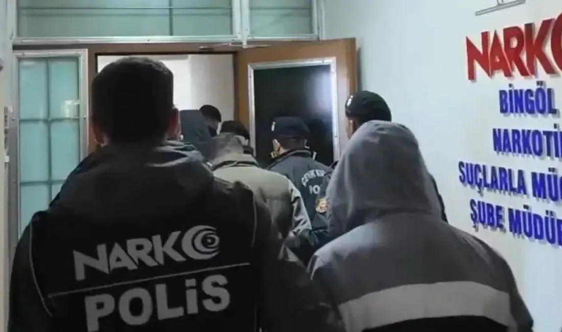 Bingöl’de uyuşturucu madde ticareti ve kullanımının engellenmesine yönelik yürütülen kararlı
