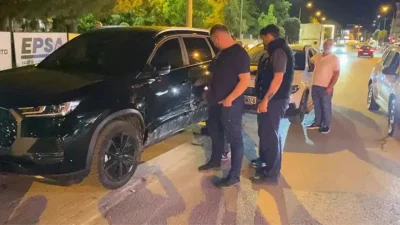 Bursa’nın İnegöl ilçesinde polisin “dur” ihtarına uymayarak nefes kesen bir