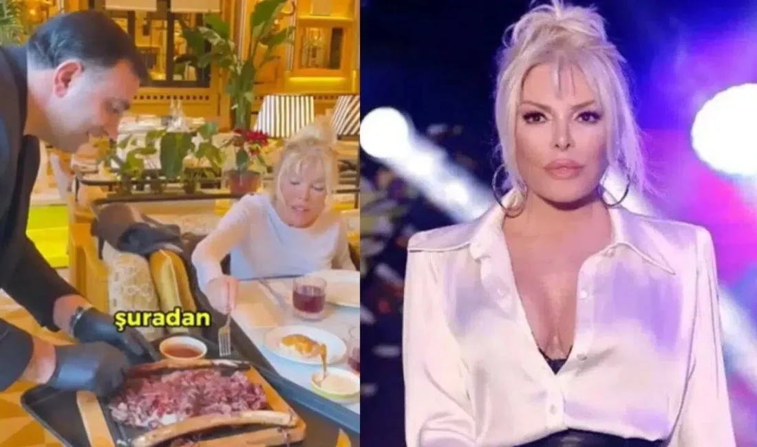 Türk müziğinin Süperstar’ı Ajda Pekkan, lüks bir restoranda yediği tek