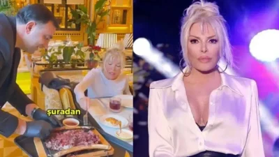 Türk müziğinin Süperstar’ı Ajda Pekkan, lüks bir restoranda yediği tek