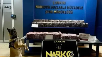 Çankırı’da narkotik polisleri tarafından düzenlenen nefes kesen operasyonda, piyasa değeri
