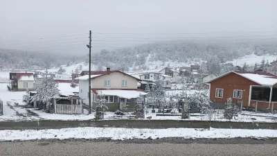 Çorum genelinde dün akşam saatlerinden itibaren etkisini gösteren kar yağışı