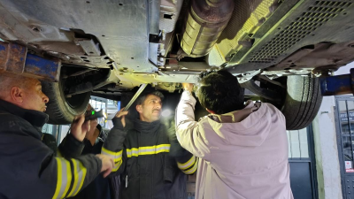 Erzincan’da bir otomobilin motor bölümünden gelen sesler üzerine başlayan ve