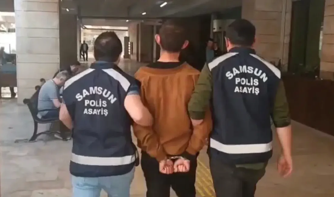 Samsun Emniyet Müdürlüğü ekiplerinin titiz takibi sonucunda, hakkında kesinleşmiş hapis