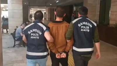 Samsun Emniyet Müdürlüğü ekiplerinin titiz takibi sonucunda, hakkında kesinleşmiş hapis