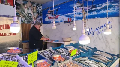 Zonguldak Alaplı’da av yasağının başlamasıyla birlikte balık tezgahlarında çeşitlilik azalırken