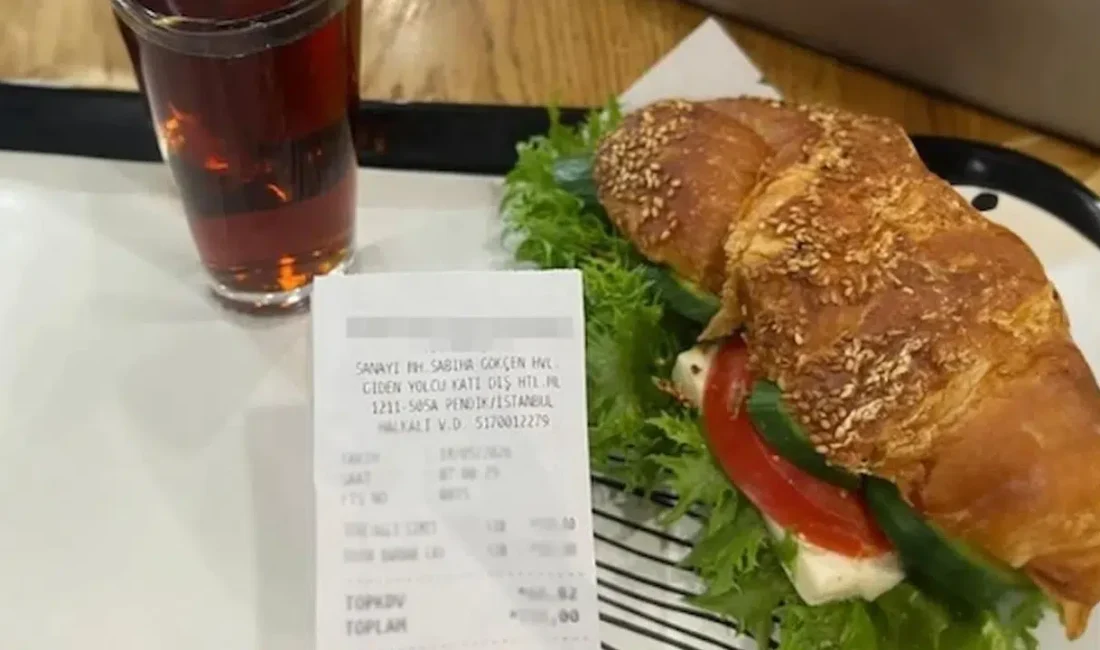 Sabiha Gökçen Havalimanı’ndaki fahiş yiyecek ve içecek fiyatları sosyal medyanın