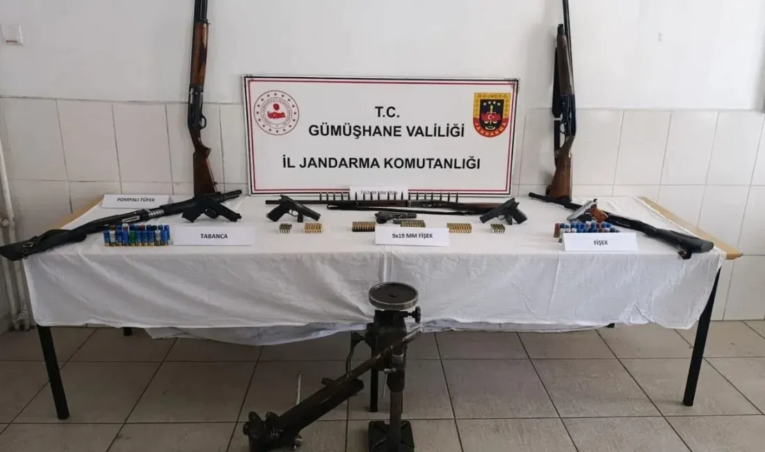 Gümüşhane’nin Torul ve Kürtün ilçelerinde jandarma ekiplerinin titiz takibi sonucu