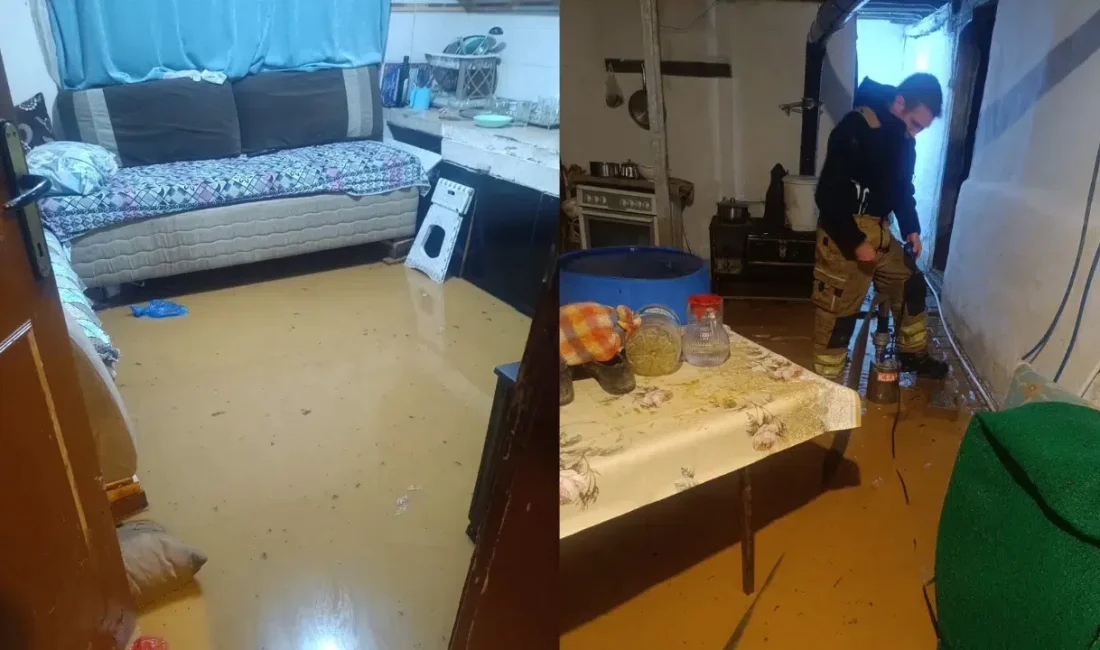 Bursa’nın İnegöl ilçesinde akşam saatlerinde aniden bastıran ve kısa sürede
