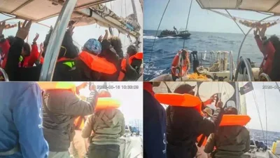 Doğu Akdeniz’de insani yardım amacıyla rotasını belirleyen Sumud Filosu’na yönelik