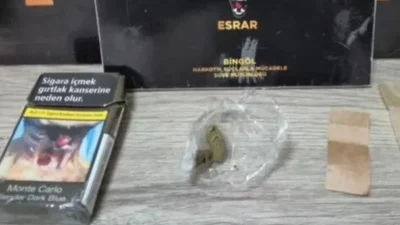Bingöl İl Emniyet Müdürlüğü tarafından uyuşturucu ile mücadele kapsamında yürütülen